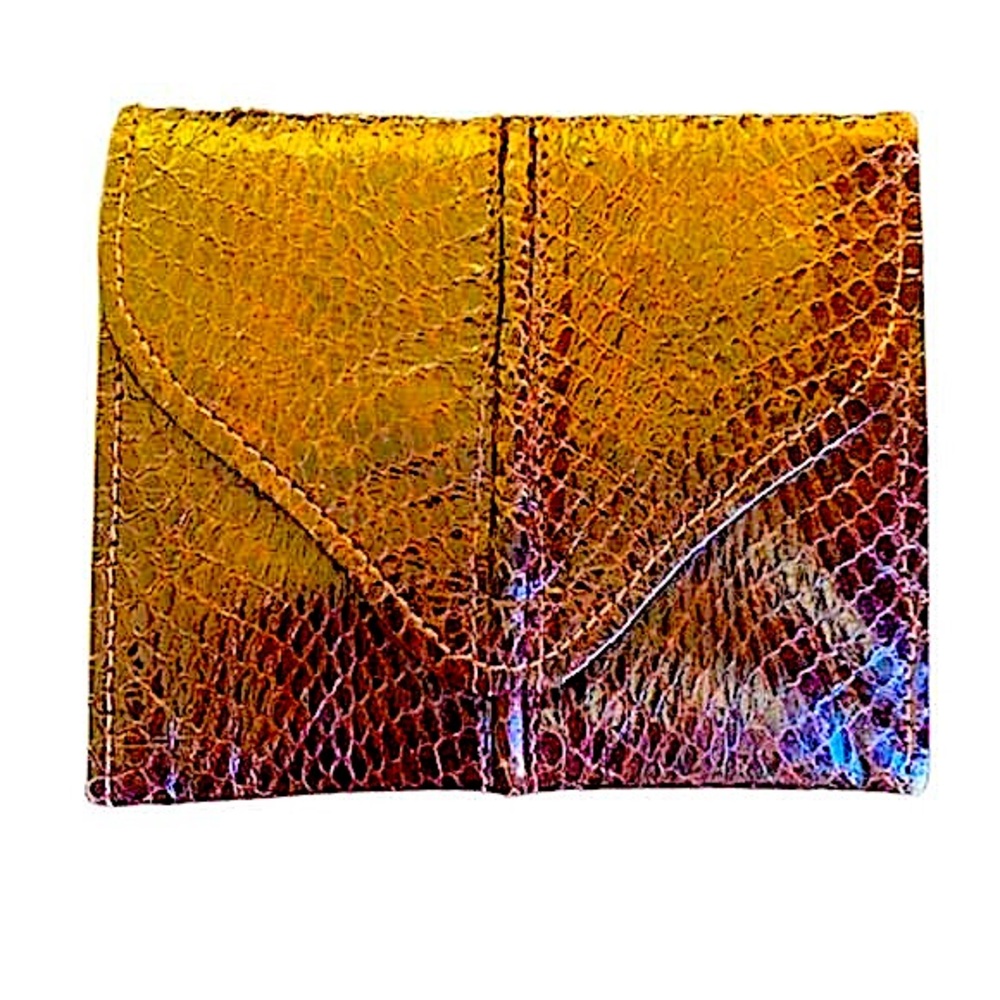 Vintage Kane M Snakeskin Bifold Wallet
